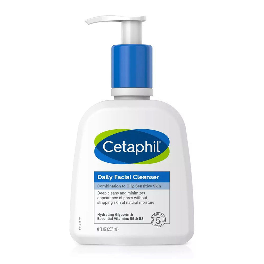 Cetaphil Daily Facial Cleanser, 8 Oz